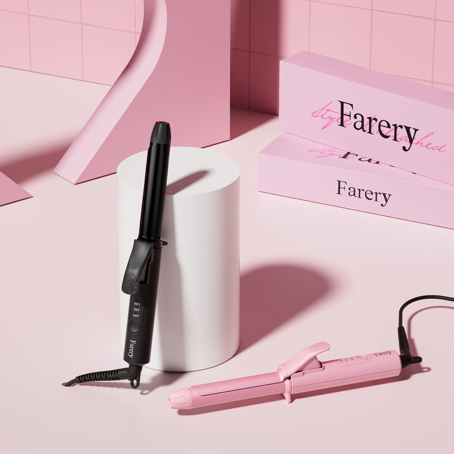 Mini Curling Iron, 3/4 Inch, Multi-Temp