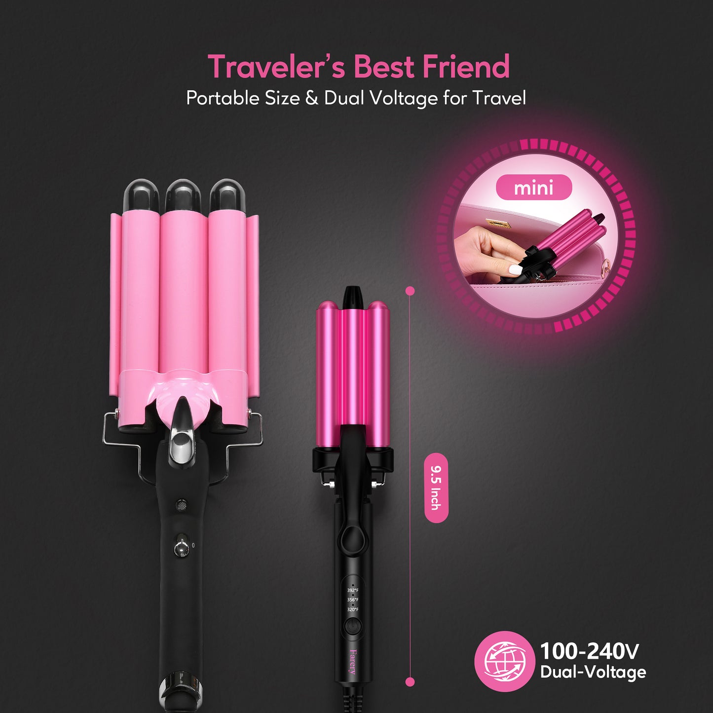 Mini Hair Waver, Multi-Temp