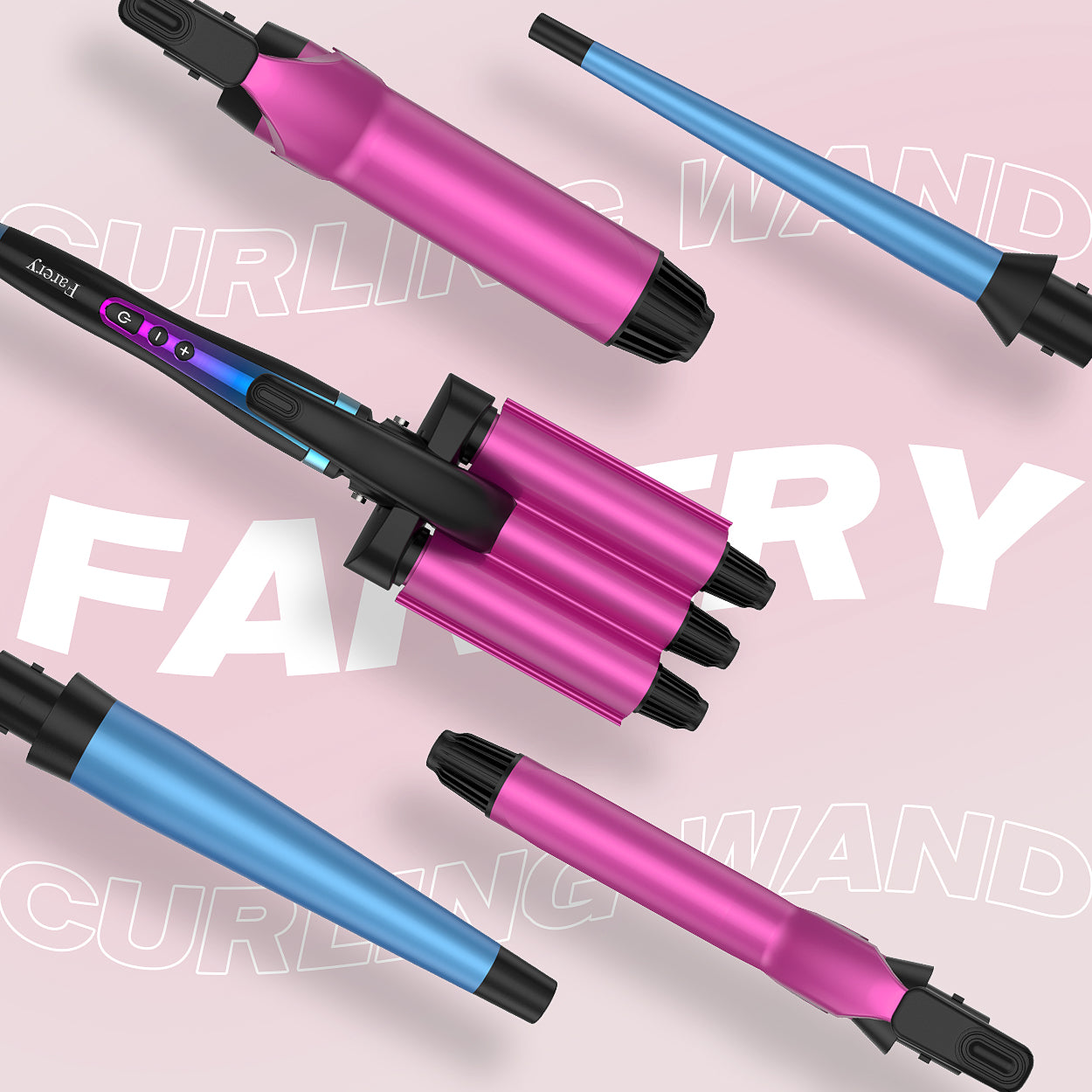 5 in 1 Curling Wand Set