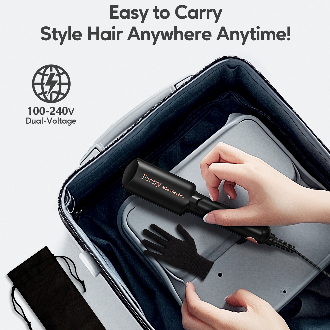 Mini Flat Iron, 1.5 Inch