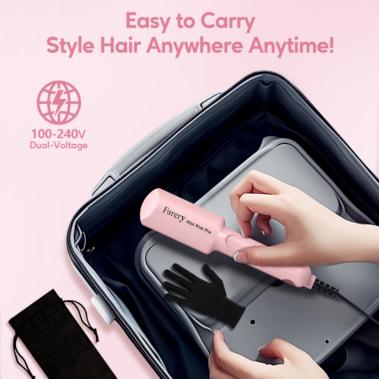 Mini Flat Iron, 1.5 Inch
