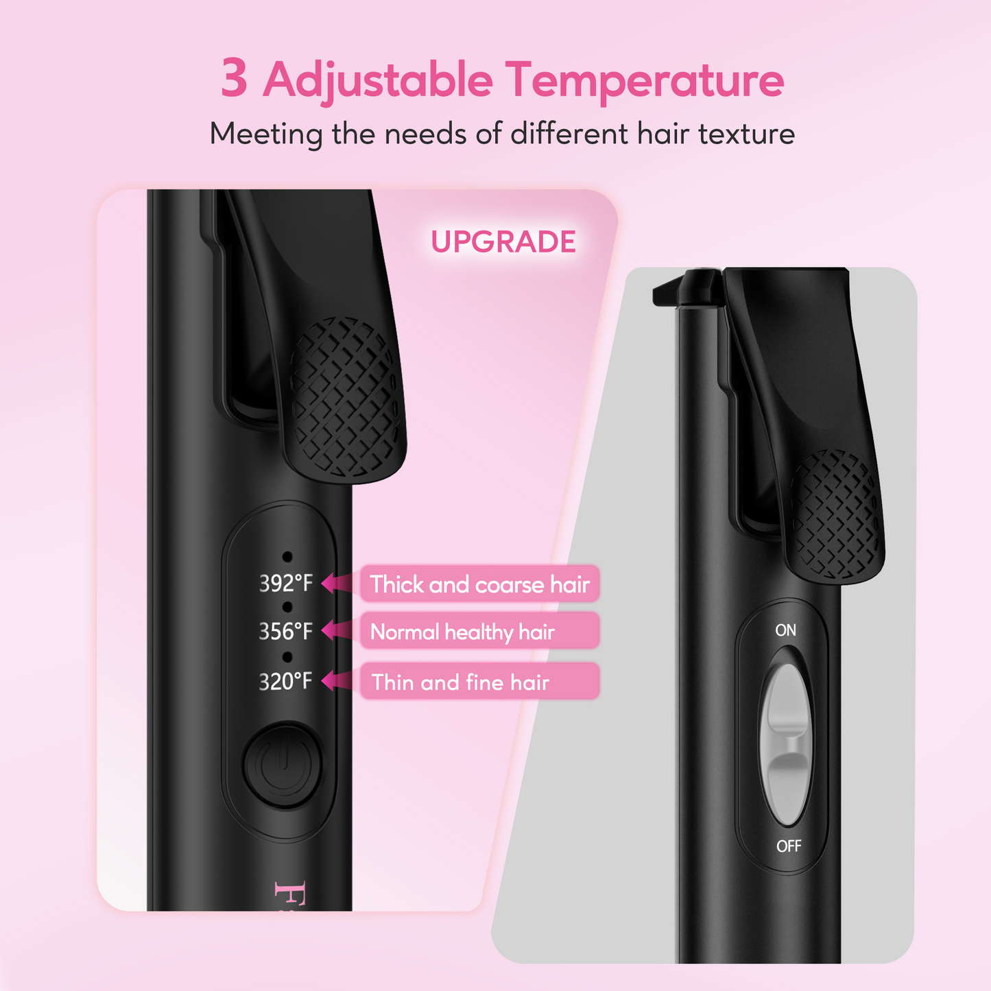Mini Curling Iron, 3/4 Inch, Multi-Temp
