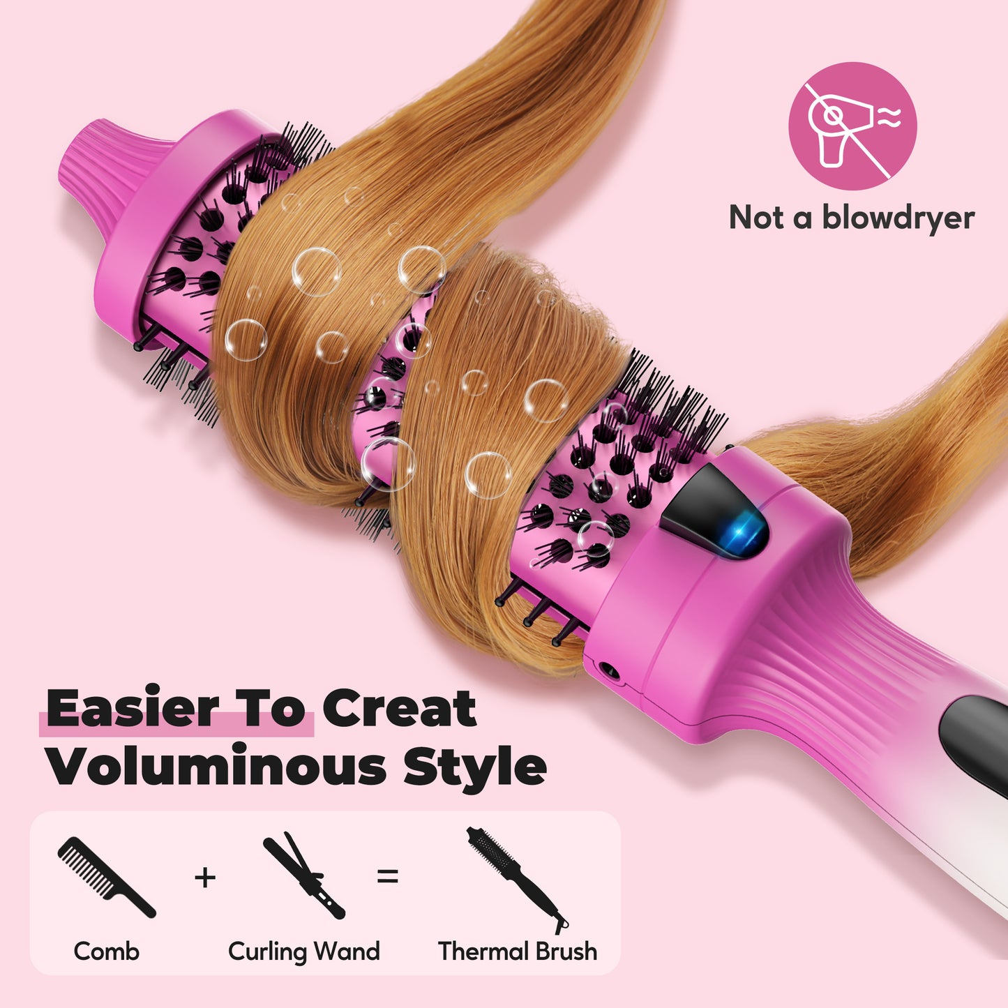 Ionic Thermal Brush, 1.5 Inch