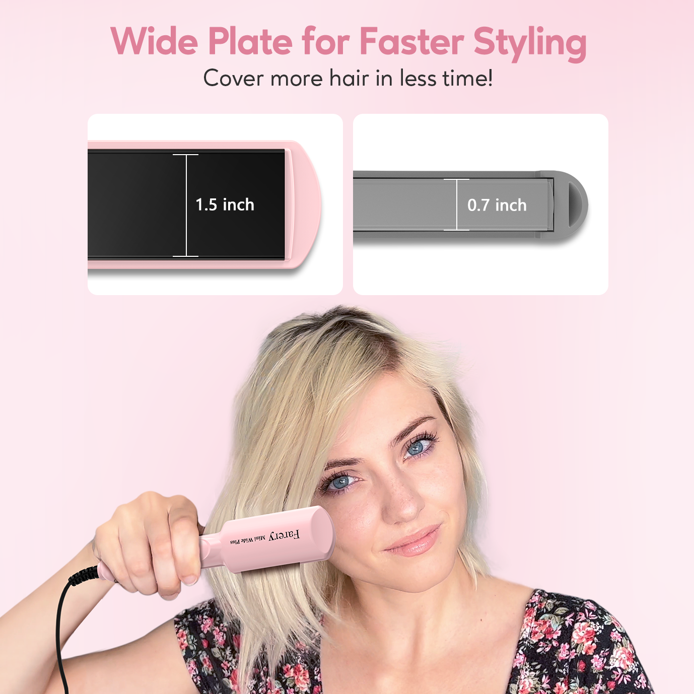 Mini Flat Iron, 1.5 Inch