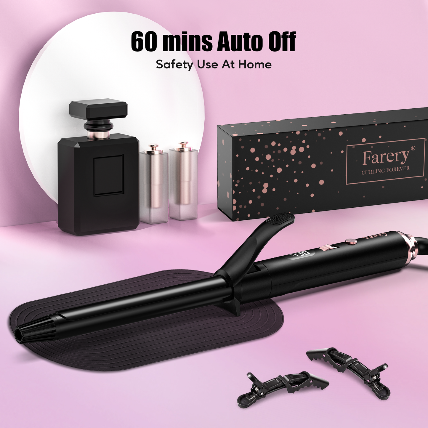 Long Barrel Curling Iron, 0.75 Inch