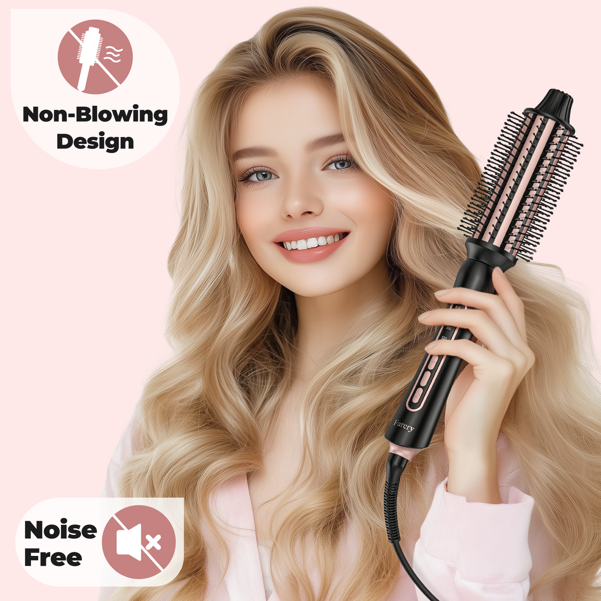 Farery Heated Round Brush