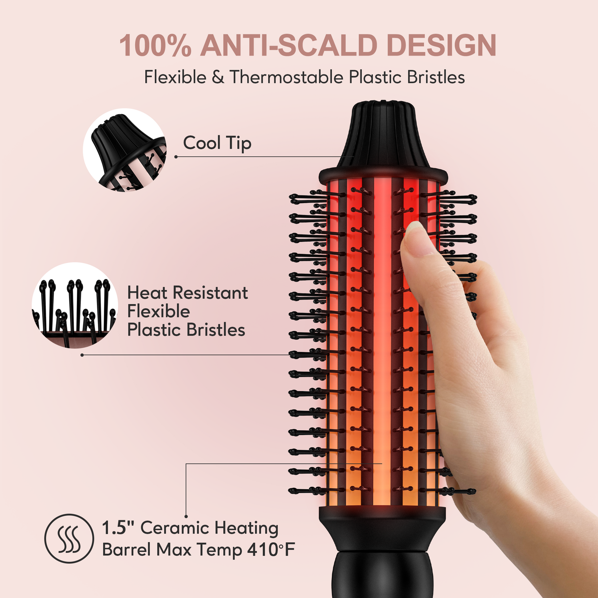 Farery Heated Round Brush