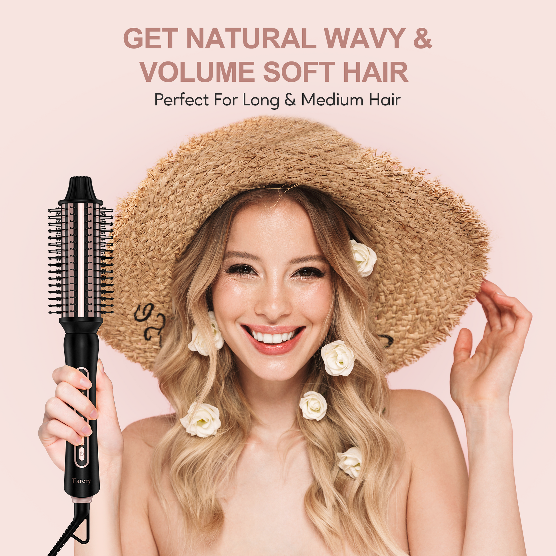 Farery Heated Round Brush
