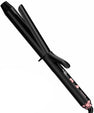 FARERY 1.25" extra long curling iron with adjustable tempertures for long hair, Black
