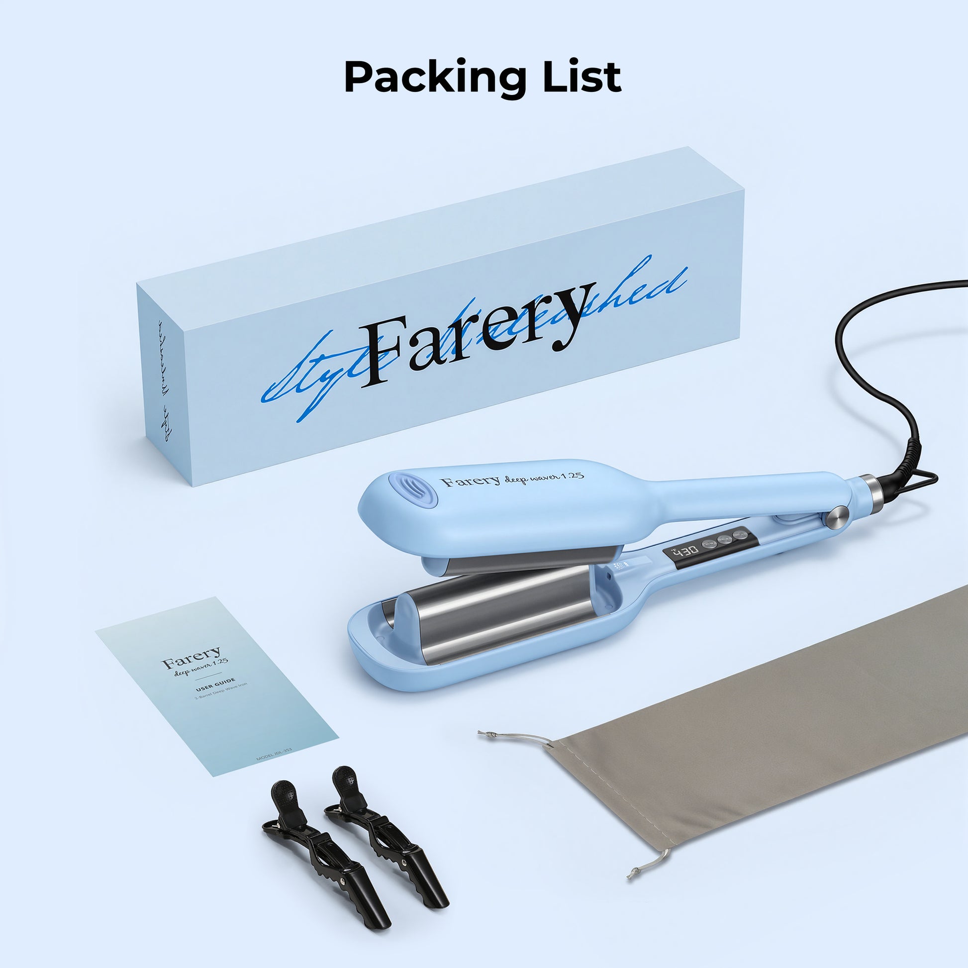 Farery Hair Crimper Waver