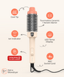 Farery Mini Thermal Brush 1.5 Inch, Heated Round Brush for Voluminous Styling & Curls