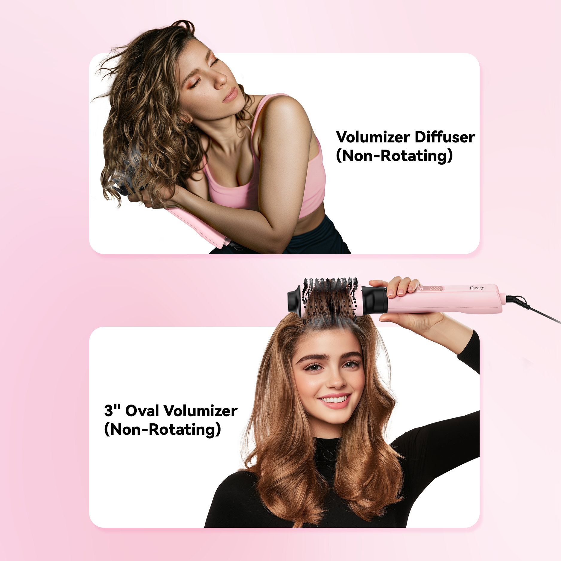 4-IN-1 Rotating Hair Dryer Brush Set