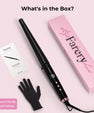 FARERY Tapered Curling Wand, 3/4-1 1/4" Conical with 7.3" Extra Long Barrel