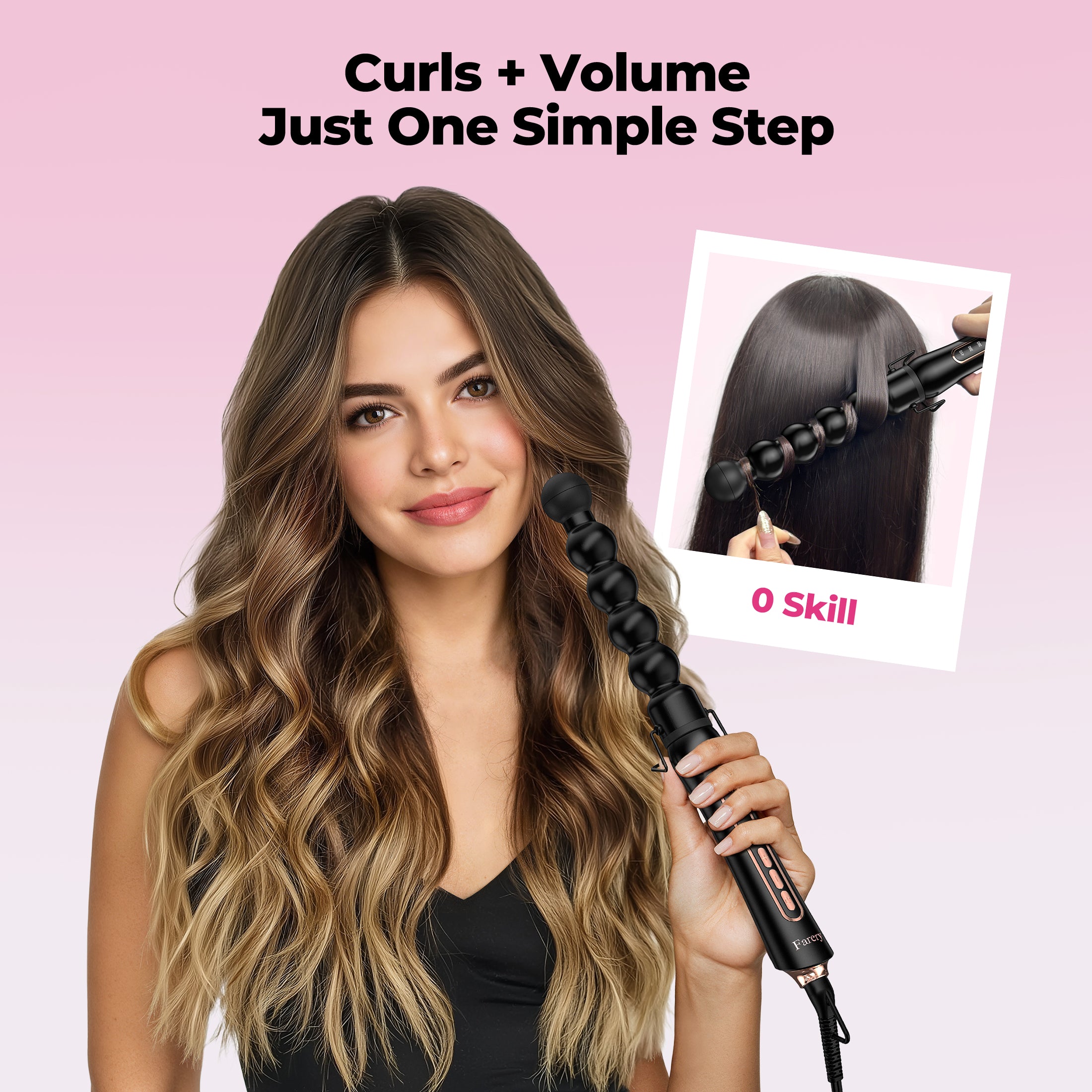 Bubble Curling Wand, 32mm