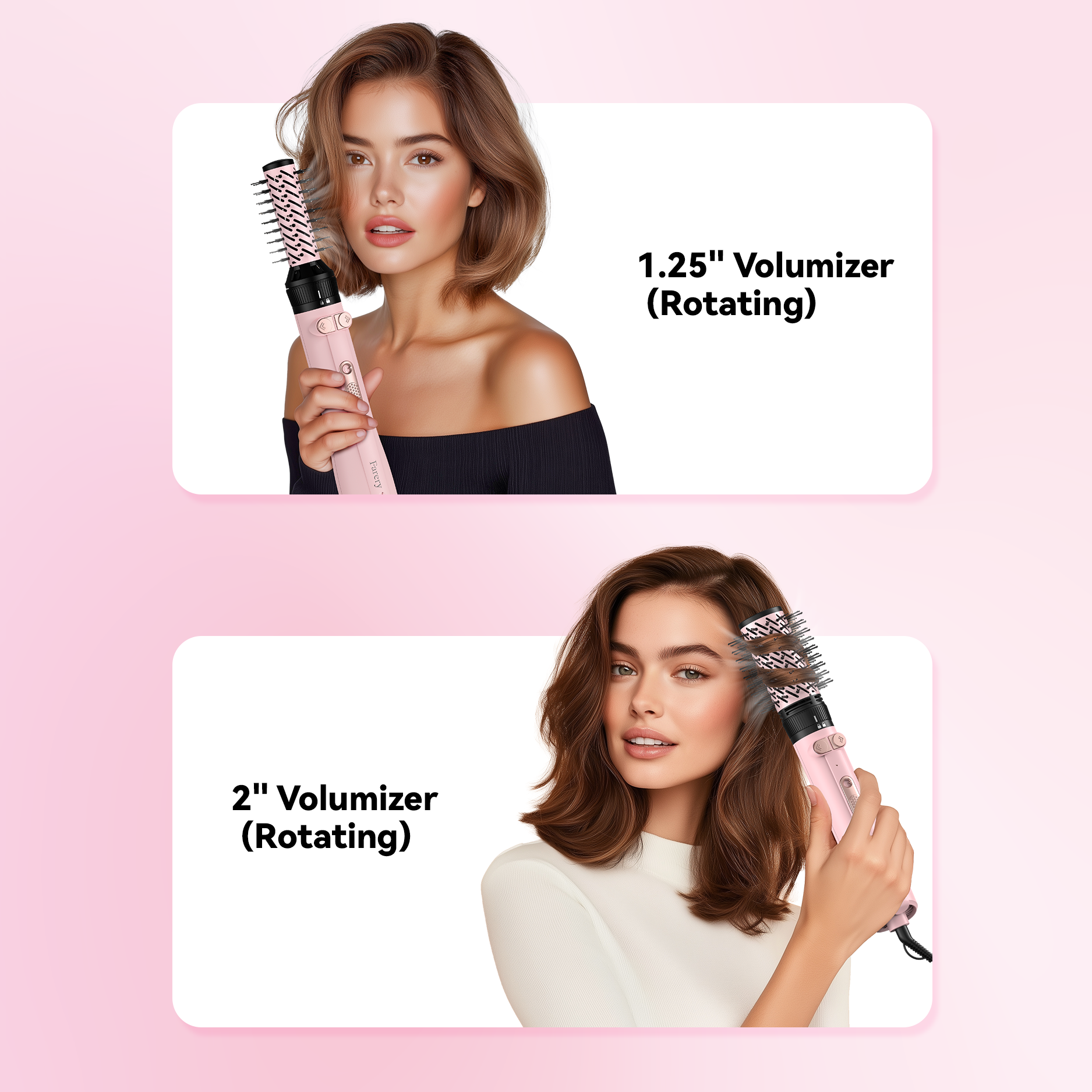 4-IN-1 Rotating Hair Dryer Brush Set