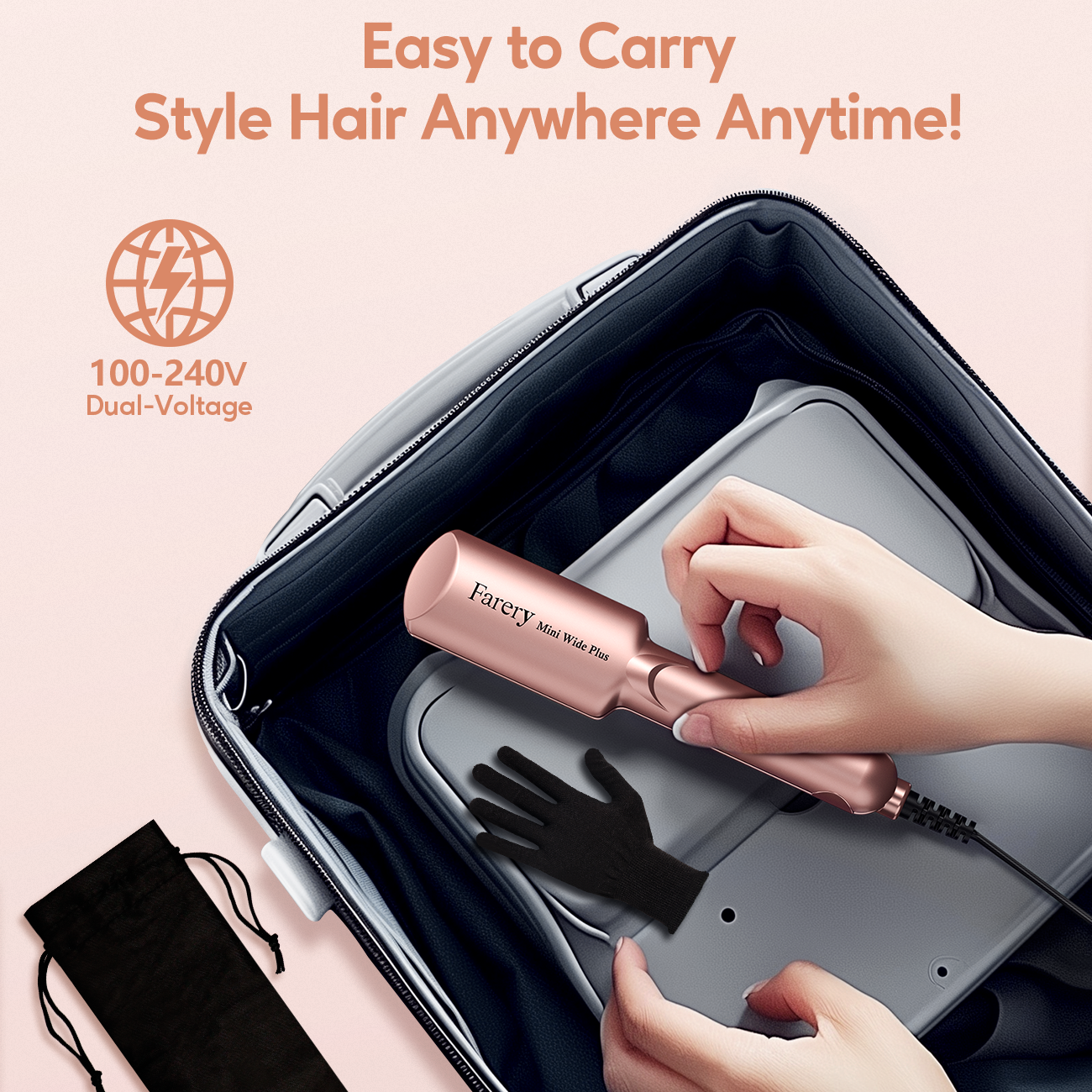 Mini Flat Iron, 1.5 Inch