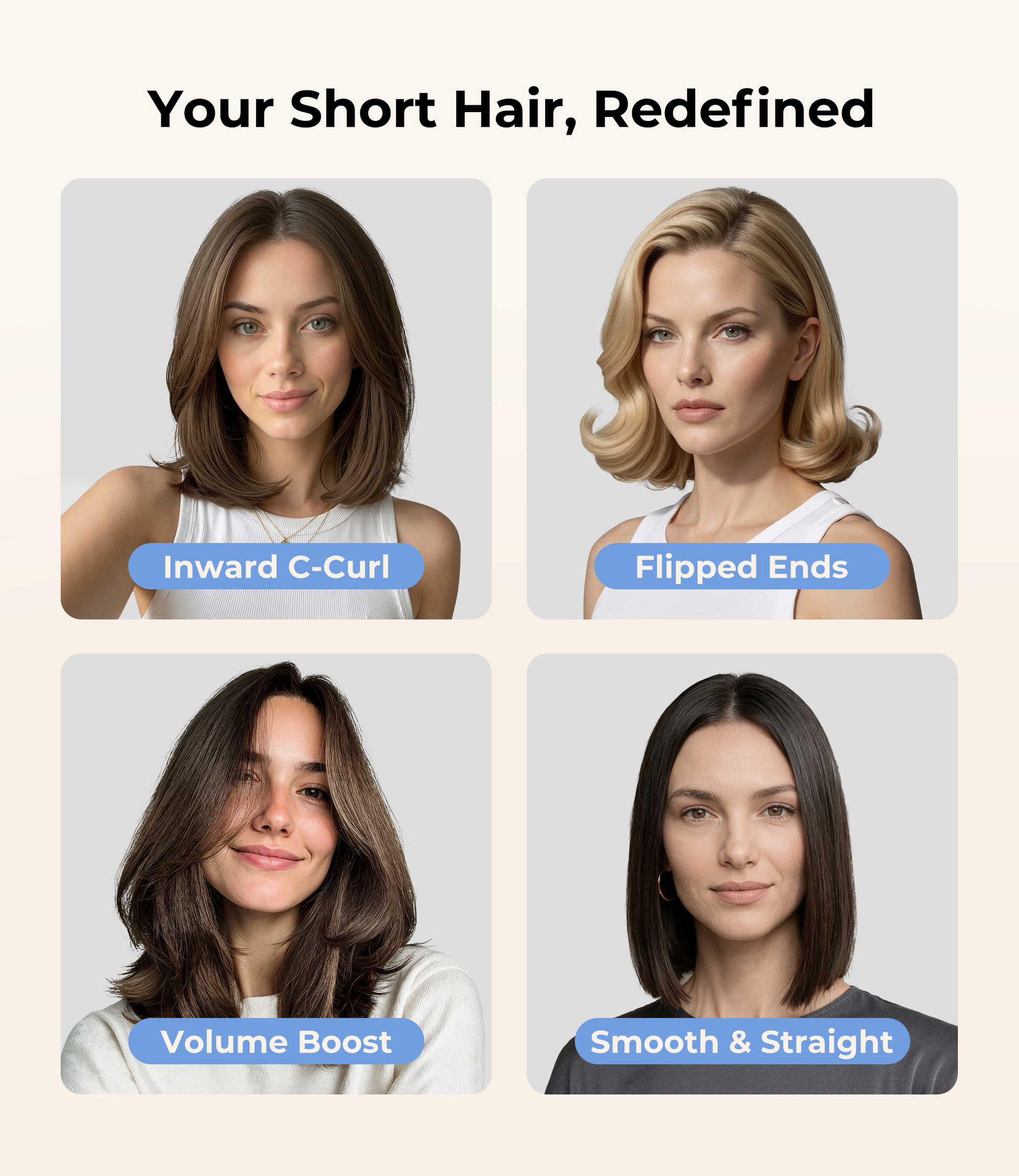 Mini lonic Thermal Brush, 1.2 Inch