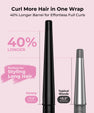 FARERY Tapered Curling Wand, 3/4-1 1/4" Conical with 7.3" Extra Long Barrel