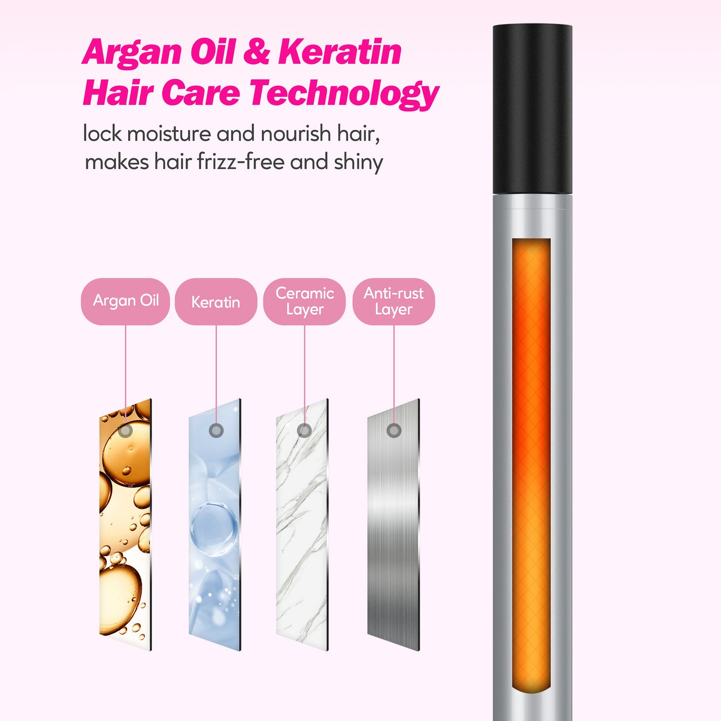3/8 Inch Curling Wand