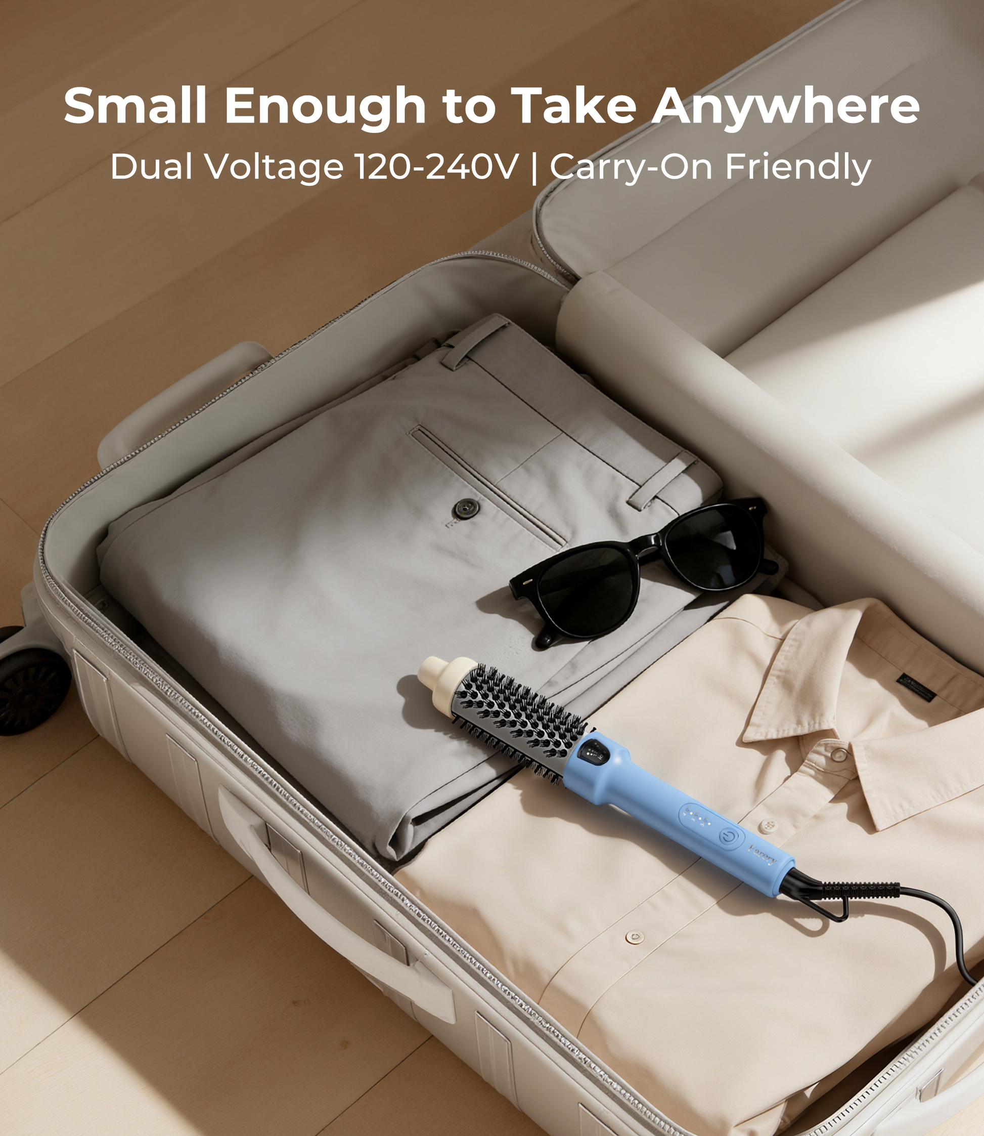 Mini lonic Thermal Brush, 1.2 Inch