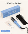FARERY Mini Hot Curling Brush, 1.2 Inch Ionic Heated Round Brush for Short Hair
