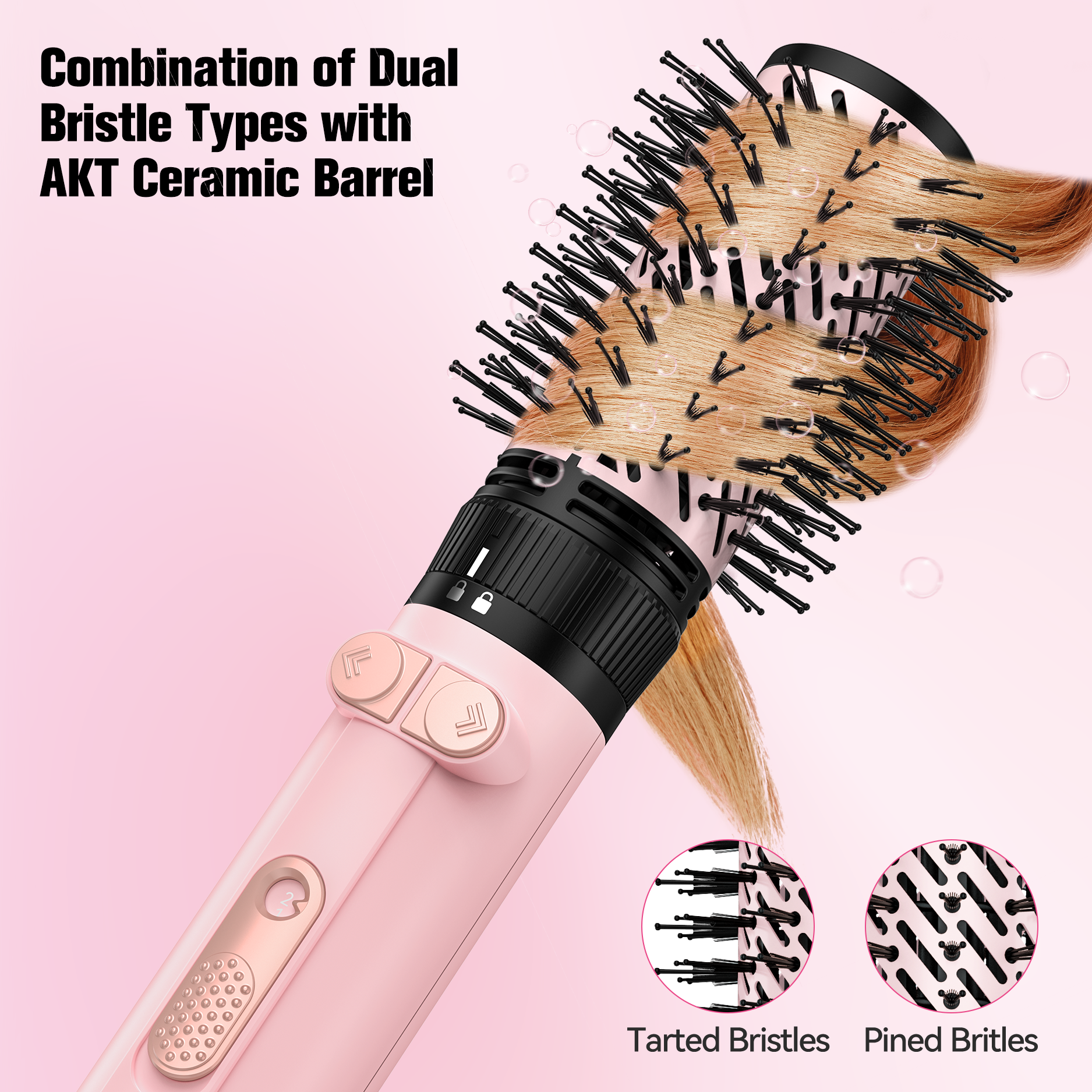 4-IN-1 Rotating Hair Dryer Brush Set