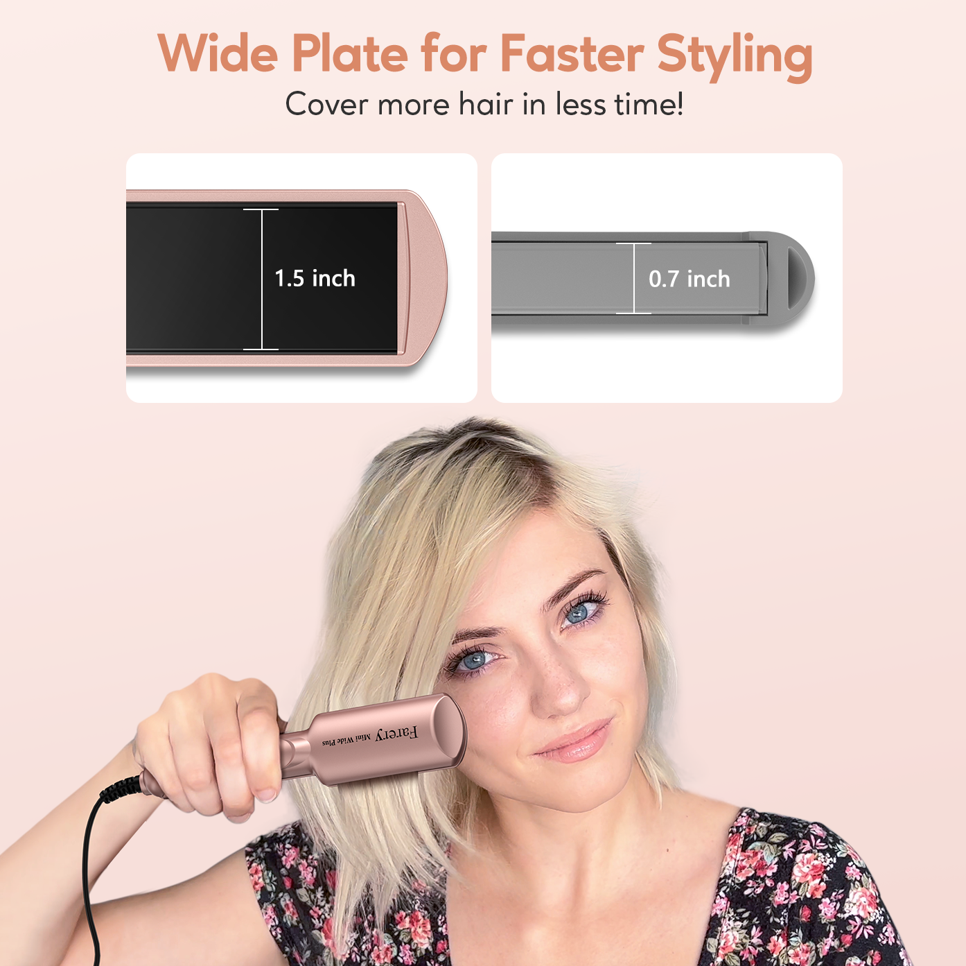 Mini Flat Iron, 1.5 Inch
