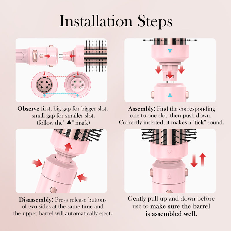 3-IN-1 Automatic Curling Iron Set