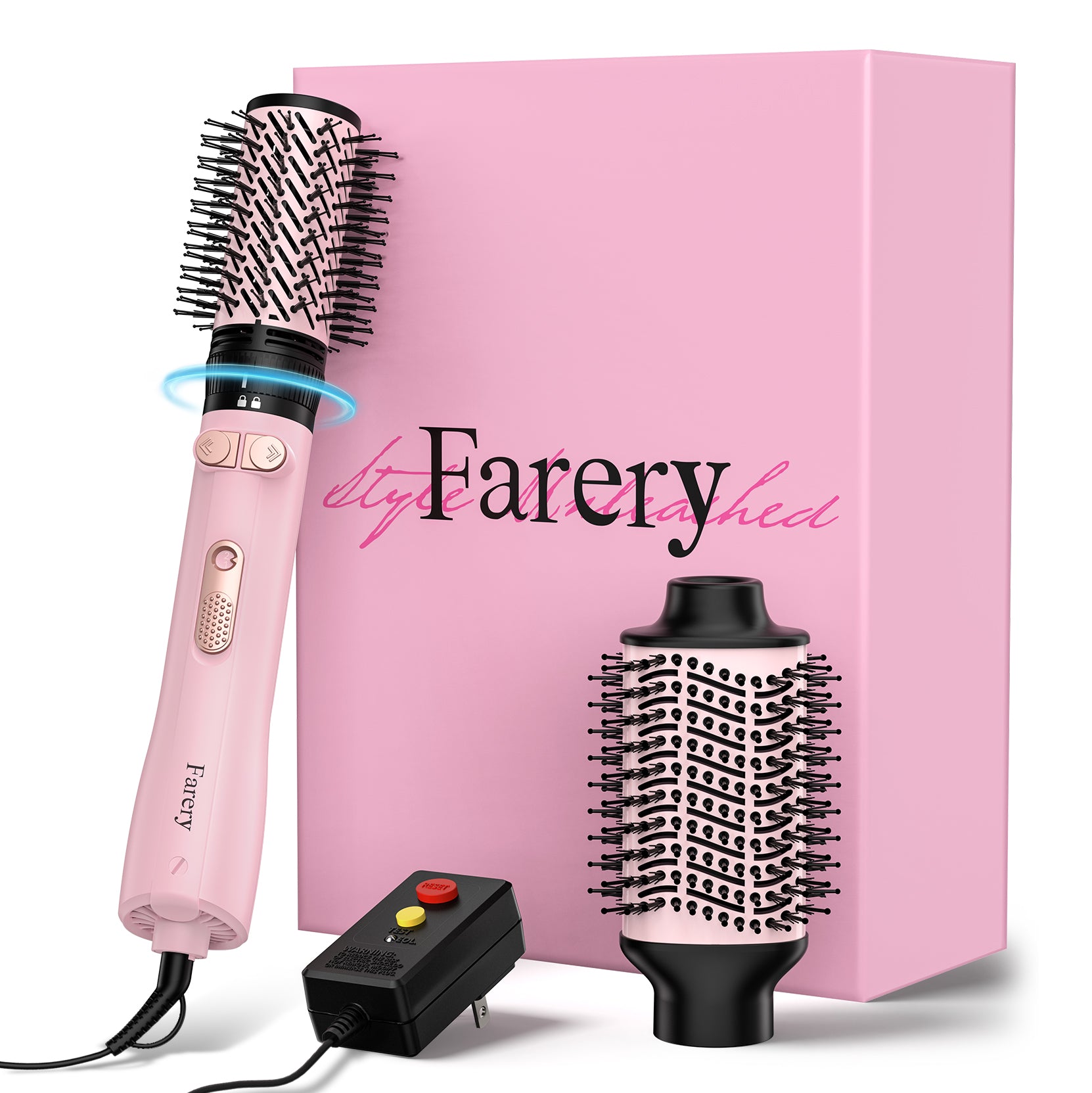 4-IN-1 Rotating Hair Dryer Brush Set