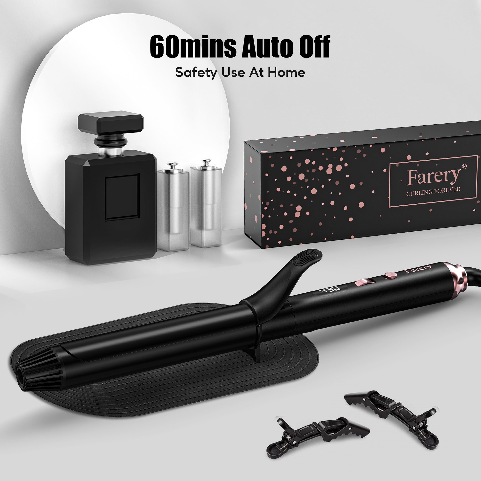 Long Barrel Curling Iron, 1 Inch
