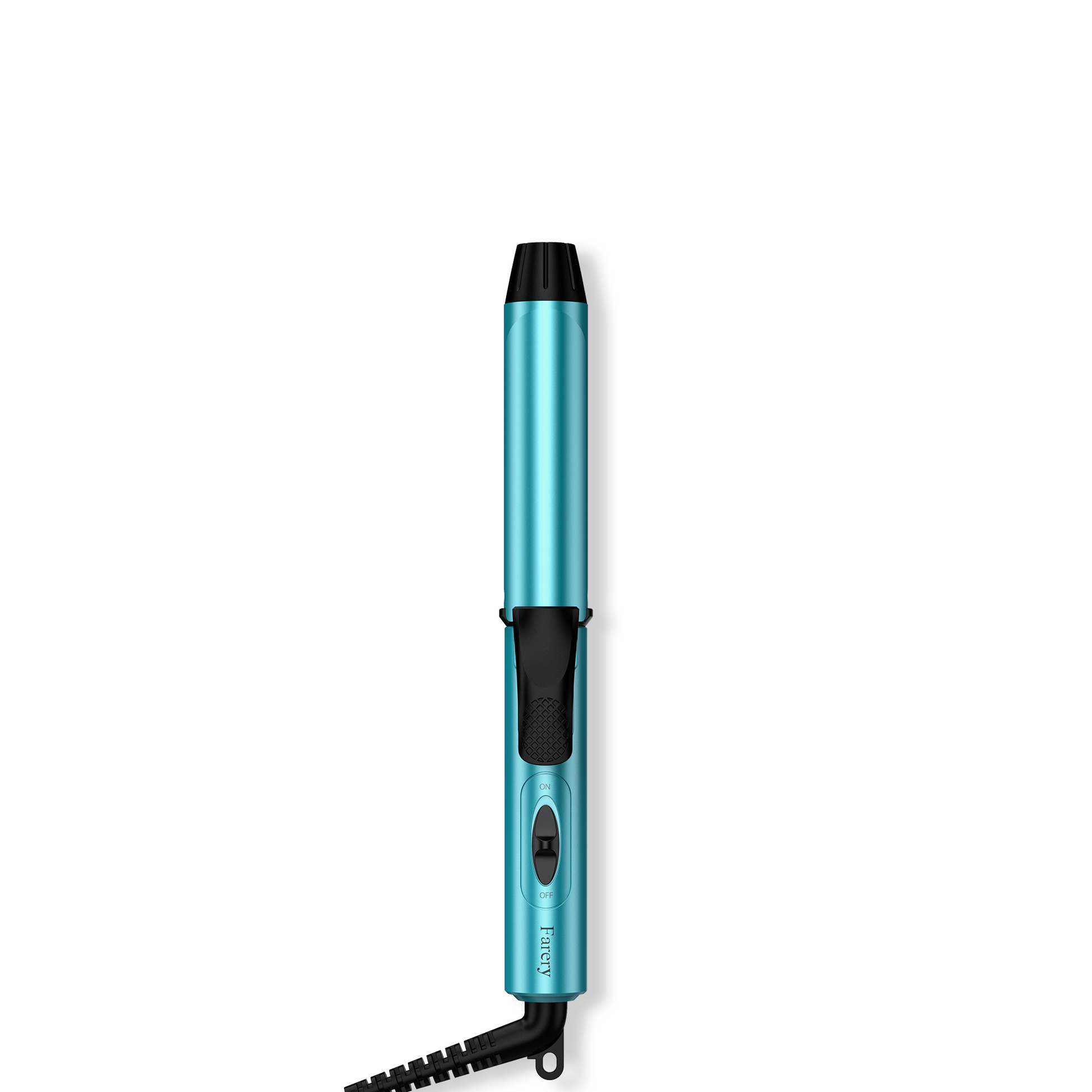 Mini Curling Iron, Blue, Single-Temp